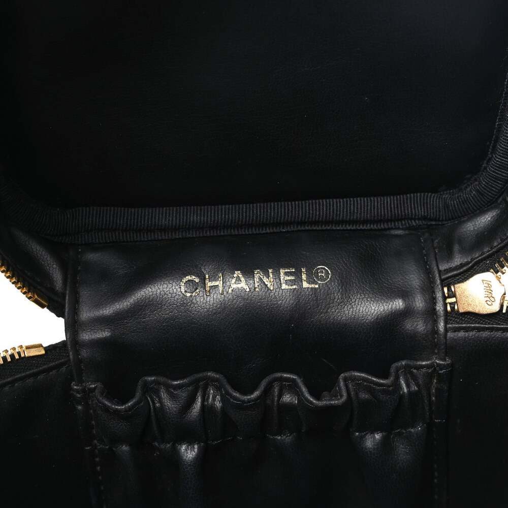 Chanel Caviar Vanity Cosmetic Case #255438C12B - Picture 6 of 8